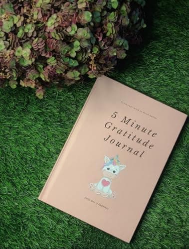 5 Minute Gratitude Journal - Self Help Personality Development Book, a Quick Moments of Thankfulness, and Your Daily Dose of Gratitude (Pink) 3