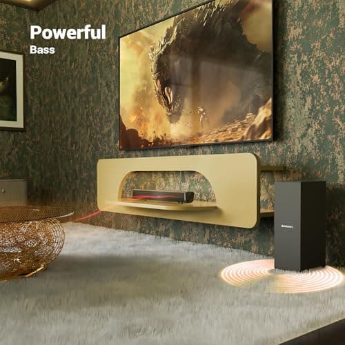 ZEBRONICS 90 Watts, Compact Soundbar, Home Theatre, Dual Driver Soundbar, 11.43cm Subwoofer, HDMI ARC, Bluetooth v5.1, Wall Mountable, Glossy Finish (Juke BAR 200A) 3