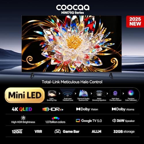 coocaa 138 cm (55 inches) 4K Ultra HD Smart Mini LED QLED Google TV 55MINI75Q 2