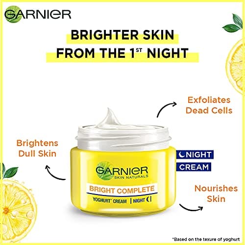 Garnier Bright Complete VITAMIN C YOGHURT Night Cream, 40g 3