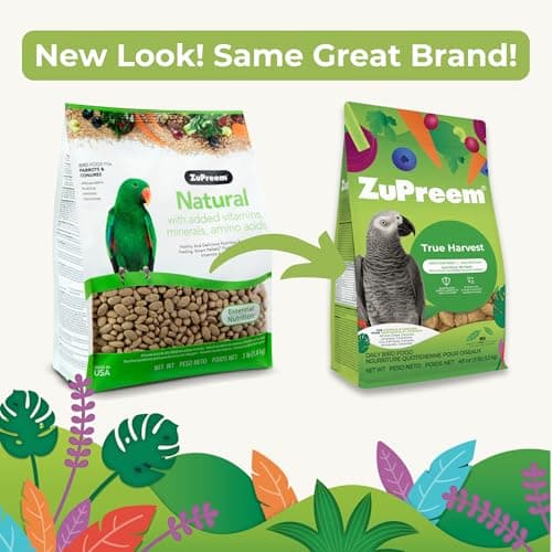 ZuPreem Natural for Medium to Large Birds (1.4 Kilograms, Multicolor), All Life Stages, Pellet 2