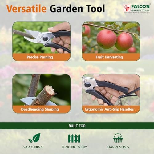 Falcon FINECUT Steel Fine-Cut Pruning Secateur (Multicolor) 6