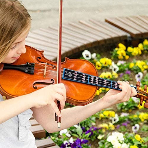 HASTHIP® Violin Finger Guide 4/4 Full Size Violin Fingerboard Sticker Fret Position Indicator, Fiddle Fingerboard Intonation Chart Stickers Fingering Labe 2