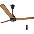 Colorbot Stella BLDC Ceiling Fans 1200mm | BEE 5 Star Rated 370 RPM | Savings up to 65% | Remote Control (Boost, Timer, LED, Reverse Mode) | 4 Years Warranty (Caramel Brown)