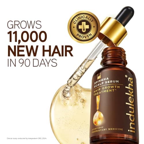 Indulekha Bringha Hair Growth Treatment Scalp Serum with Bringha, Rosemary and Amla for Hair Growth, 30 ml 3