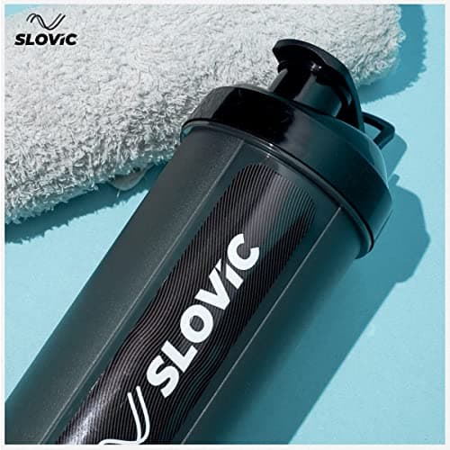 SLOVIC Shakers for Protein Shake, Plastic Free Gym Bottles for Men, Odor free Protein Shaker Bottles for Protein Shake, Leakproof Gym Shaker Bottle 5