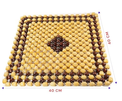 Pyengora Ventilated seat for Car, Wodden Beads Cushion Pad, Universal Fit for All Brand Cars 3