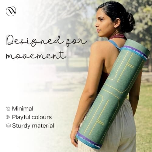 WiseLife Yoga Mat Strap with Multi-colour Design | Adjustable Stretch Band for Yoga, Pilates, Flexibility & Physical Therapy – Durable, Non-Slip, Unisex (Pack of 2) 5