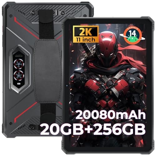 HOTWAV R9 Pro Android 14 Rugged Tablet (Red)