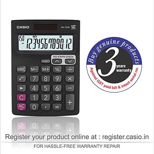 Casio MJ-12Sb Desktop Calculator 5