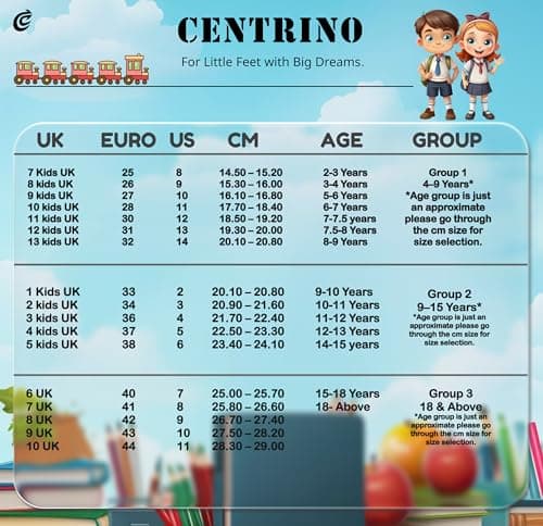 Centrino School Shoes 8124-1_Black_7_Kids 5