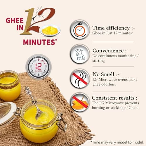 LG 28 L Convection Microwave Oven (MC2886BRUM, Black, 360° Motorised Rotisserie for Bar-be-queing, Diet Fry, Ghee in 12Mins, 251 Auto Cook Menu, Stainless steel cavity & Health Plus Menu) 6