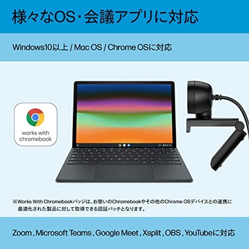 HP 320 FHD Webcam 1080 Full HD 30fps - Plug and Play Setup, Wide-Angle View for Video Calling on Skype, Zoom, Microsoft Teams and Other Apps/ 1 Year Warranty (53X26AA),Black 5
