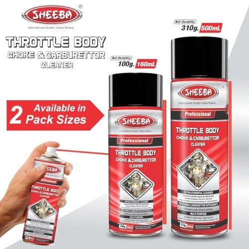 Sheeba Throttle Body, Choke and Carburettor Cleaner (500 Ml) (STBCBG7) 5