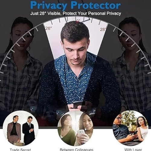 CellRyte Compatible For Xiaomi Redmi Note 15 5G Privacy Unbreakable Soft Tempered Glass Screen Protector 3D Curved HD Anti-Spy Scratch Resistant Pack of 1 - Black 2