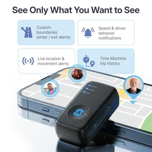 Spytec Atlas GPS Tracker for Vehicles | Up to 14-Day Battery Life | Waterproof Magnetic Case, Geofencing, Portable Real Time Mini GPS Car Tracker w/Lifetime Support | 1 Month Starter Pack 2