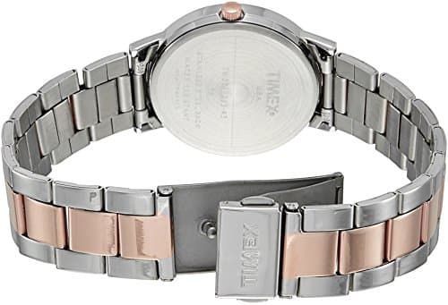 TIMEX Classics Analog Watch for Unisex with Silver-Tone Round Dial & Two Tone Stainless Steel Bracelet Band Water Resistant Unisex Wrist Watches - TW00PR213 2