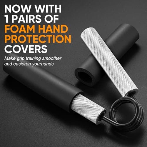 Proberos® 50-350lbs Adjustable Hand Grip Strengtheners Set 7-in-1 Hand, Wrist & Forearm Strengthener with Aviation Aluminum Alloy Build, Foam Overgrips for Comfort, Portable for Gym, Office & Travel 2