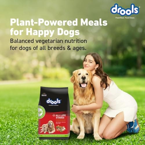 Drools Adult & Puppy Dry Dog Food 1.2 kg Pack | 100% Vegetable Flavour | All Lifestages | Better Digestibility | Strong Bone and Teeth Development | Boosted Immunity 2