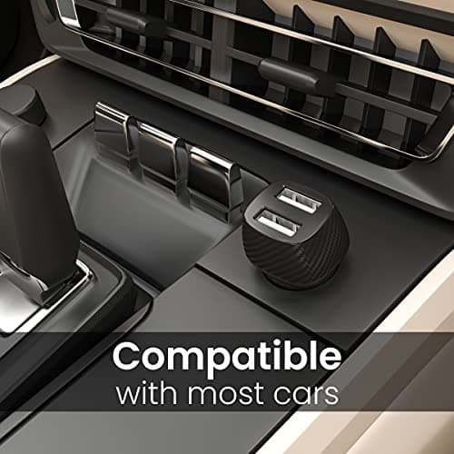 Portronics Car Power 5 12W Fast Car Charger Comes with Micro USB Cable (Black) 3