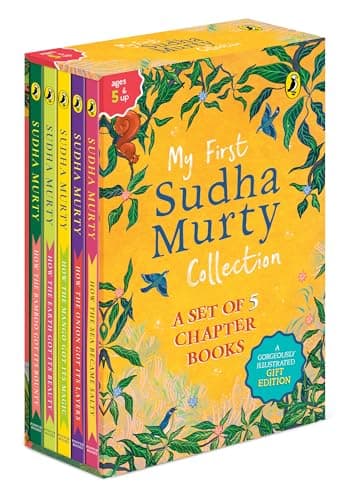 My First Sudha Murty Collection: A Set of 5 Chapter Books | Gift this full colour, illustrated storybooks set to children
