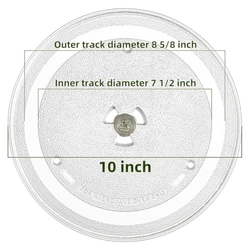 FUSION STAR Turntable Suitable for Samsung 21 litres Models Microwave Oven Turntable Glass Plate/Tray (Size 10 inch/255 mm) 5