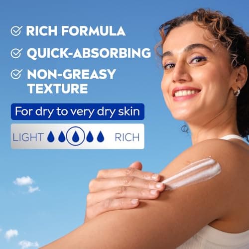NIVEA Shea Smooth 600ml Body Lotion with Hyaluronic Acid & Deep Moisture Care | 72Hr Hydration | With Shea Butter | Non Greasy Formula for Smooth, Supple & Healthy Looking Skin | For Dry Skin 5