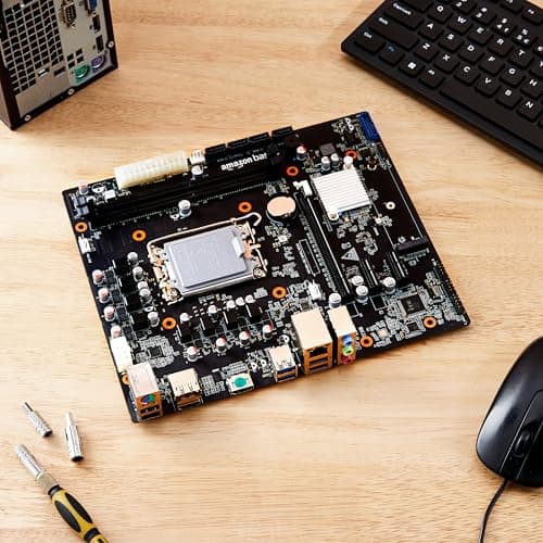 Amazon Basics Desktop Motherboard H610 | Intel LGA 1700 Socket | Supports 12th/13th/14th Gen Intel Core Series Processors | DDR4 Compatible | Supports DDR4 3200MHZ | 3-Years Warranty (First in India) 5