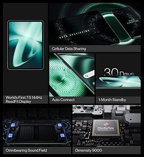 OnePlus Pad 29.49Cm LCD Display, 12Gb Ram,256Gb Storage, Mediatek Dimensity 9000, Android 13.1, 144Hz Refresh Rate, Dolby Vision Atmos, Wi-Fi with Cellular Data Sharing Tablet, Green 3