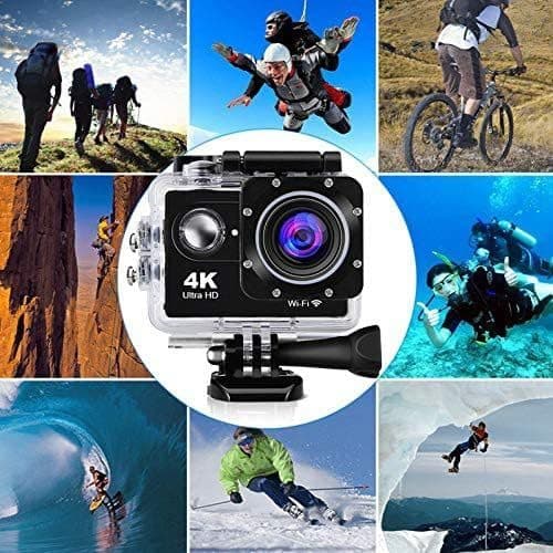DEATTI4K 30FPS Action Camera Ultra HD Underwater Camera 170 Degree Wide Angle 98FT Waterproof Camera (DECM51) 5