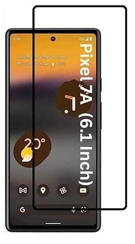 JGD PRODUCTS for Google Pixel 7A Tempered glass Screen Protector with Full Edge Protection and Easy Installation Kit