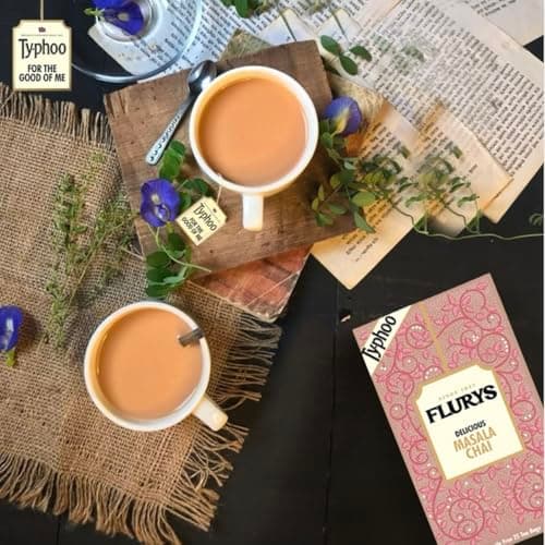 Typ'hoo Flu'rys Masala Chai Tea Bags, Premium Indian Blend, Pack of 2 4