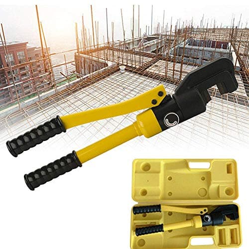 Nutronics® SC-16 Hydraulic Rebar Cutter 8 Ton Steel Bolt Chain Cutting tool Heavy Duty, Bolt Cutter 4mm to 16mm for Padlocks, Lock Cutter Heavy Duty Non-Slip Handle Bolt Cutter 3