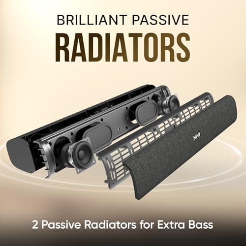 Mivi Fort S24 Bluetooth Speaker Soundbar with 24W Powerful Sound, 2.0 Channel Speaker, Multiple Connectivity Modes, Portable Speaker, Made in India Soundbar 4