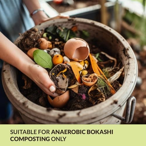 TrustBasket Bokashi Compost Maker Powder 1kg | Microbial inoculant to Initiate anaerobic Decomposition Indoors | Prevents Foul Smell in the Compost 4