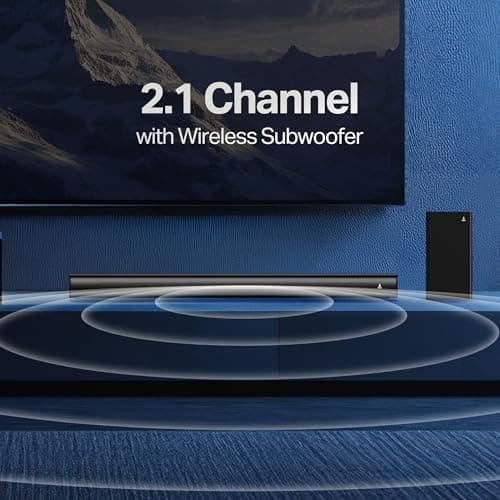 Boat Aavante 2.1 2450, 240W Signature Sound, 2.1-Channel with Wireless Subwoofer, BT v5.4, Multiple Ports, EQ Modes, Bluetooth Sound bar, Home Theatre Soundbar Speaker (Premium Back) 3