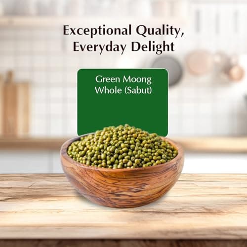 Amazon Brand - Vedaka Popular Unpolished Green Moong Whole (Sabut), 500 g|Naturally Rich in Protein |Naturally Cholesterol free 3