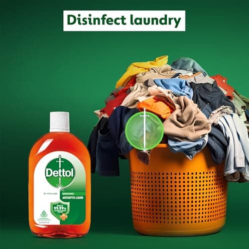 Dettol Antiseptic Liquid for First Aid, Surface Disinfection and Personal Hygiene, 1300ml 6
