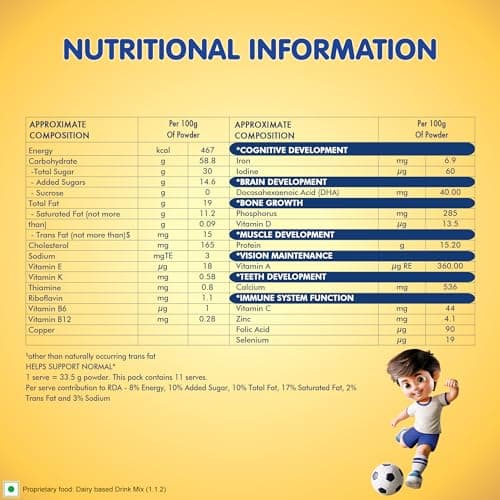 Nangrow | 800g Value Pack | Nutritious Milk Powder Drink For Growing Toddler Aged 2-6 Years | Zero Sucrose | Contains Dha | Rich In Protein & Vital Nutrients | Creamy Vanilla Flavor 4