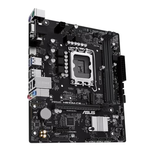ASUS Prime H610M-CS-CSM (LGA 1700) Micro-ATX Motherboard with DDR5, PCIe 4.0, M.2 Slot, Realtek 1 Gb Ethernet, HDMI™, VGA, USB 3.2 Gen 1 Ports, SATA 6 Gbps, COM Header, LPT Header, TPM Header 3