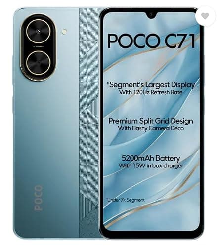 POCO C71, Cool Blue (6GB, 128GB) 2