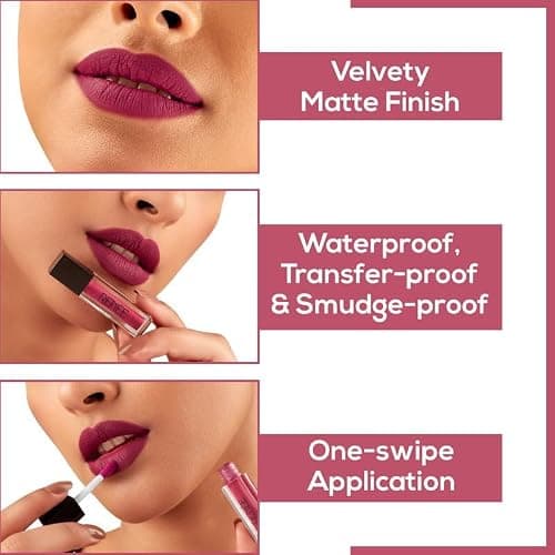 RENEE Stay Forever Matte Liquid Lipstick Combo | Transfer & Smudge-Proof | Long Lasting | Infused with Vitamin E & Jojoba Oil | Perfect for Gifting, Wedding & Special Occasions | Travel Pack of 10 3