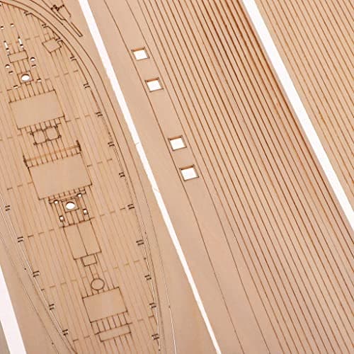 CLUB BOLLYWOOD LICHTS®1/130 Scale Wooden Sailboat Model Kit Harvey Ship Puzzle for Kids and Adults 2