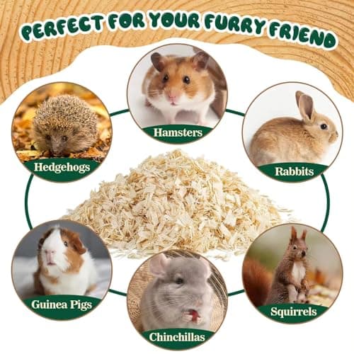 Pets Empire Imported Natural Wood Shaving Bedding for Hamster, Dwarf, Mice, Gerbil, Rabbit and Guinea Pig 1 Kg 3