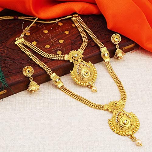 Sukkhi Traditional Gold Plated Peacock Design Necklace Set For Women 3