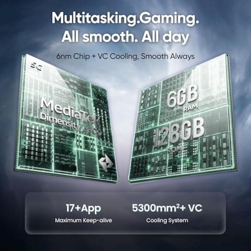 realme C85 5G Smartphone 6+128GB, 6.8inch Screen, 144HZ Vision Display, 45W Fast Charge, 7000mAh Battery, 4+50MP Camera, MediaTek Dimensity 6300, IP69, Peacock Green 2