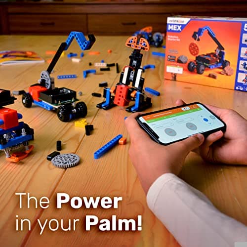 Avishkaar MEX 5-in-1 DIY Robotics Starter Kit, Robot Toys for Kids Aged 8-12, Building & Construction Set with 100+ Parts, Learning & Educational STEM Kit, Made in India. 5