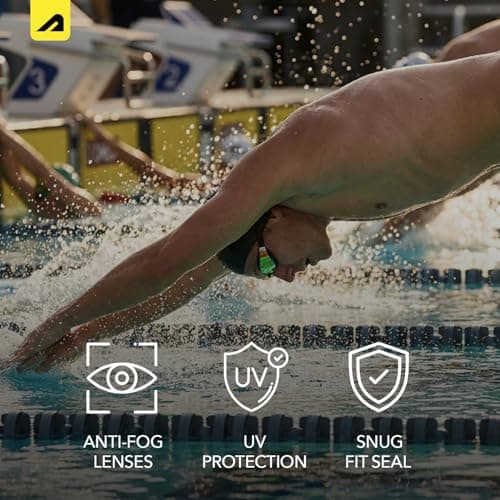 Boldfit Swimming Goggles for Men & Women With Adjustable Strap, Swimming Goggles for Women Air Tight & for Adults With Ear & Nose Plug Set- Black 4