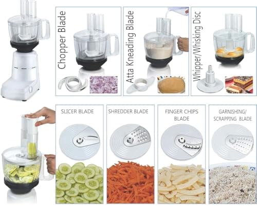 Maggi Rio 3G Food Processor Attachment (Universal) | Kneading, Chopping, Slicing, Shredding & Whisking 2