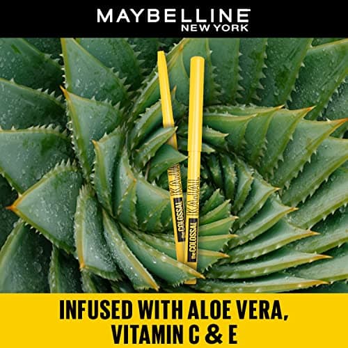 Maybelline New York Colossal Kajal, Intense Colour, Waterproof, Long lasting 24Hrs Stay, Black, 0.35g (Pack of 2) 3